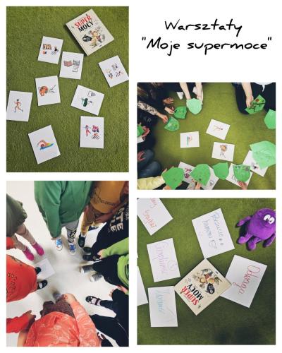 Warsztaty w przedszkolu dla grupy 6 latków"Moje supermoce"
